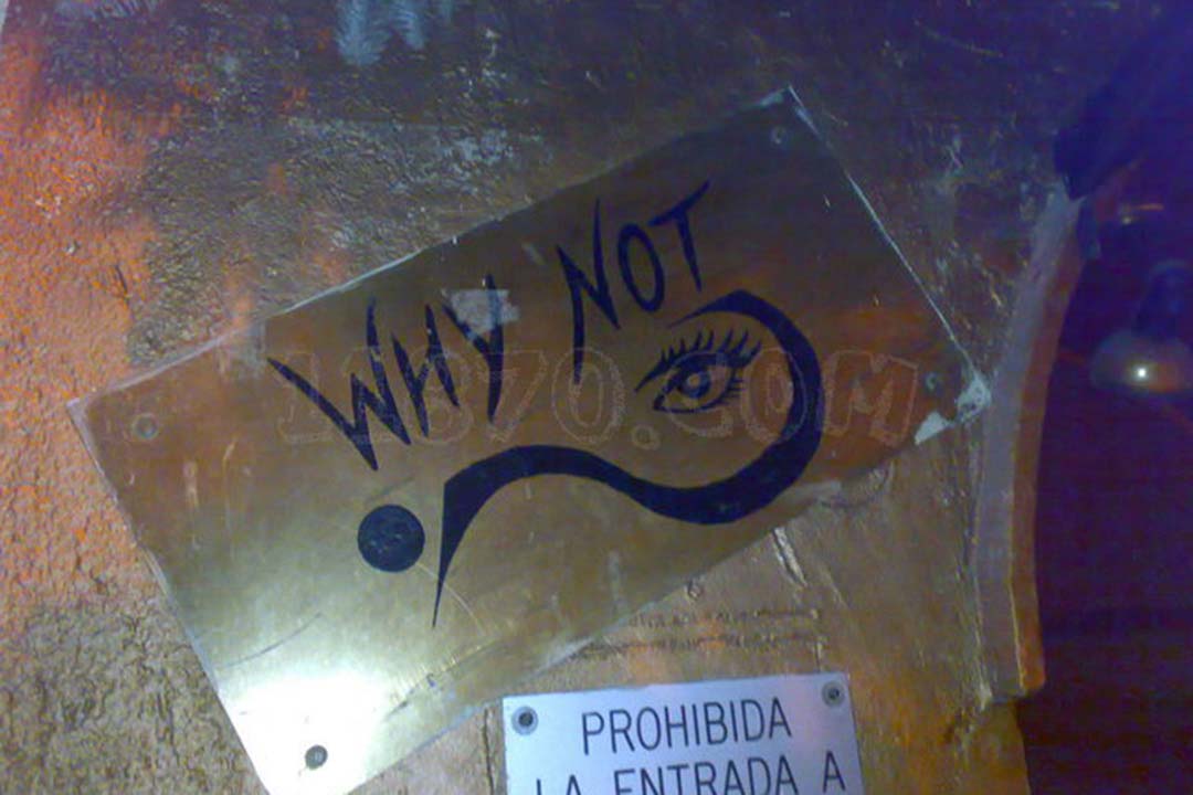 Why Not? Madrid - Logo puerta