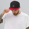 Snapback Hat Official goMadridPride - Black/Red