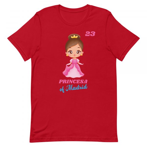 T-shirt Princesa of Madrid 23 - Red